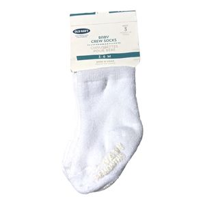 Old Navy Baby 3-6m Crew Sock White